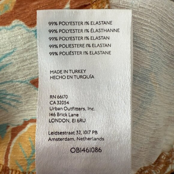 Urban Outfitters Floral Halter Top With Wrap Tie Back - S - Picture 6 of 6